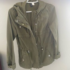 Army green parka!!